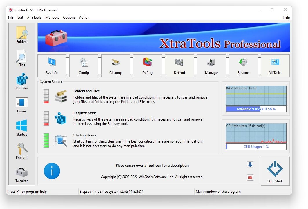 XtraTools系统优化工具插图 XtraTools系统优化工具插图