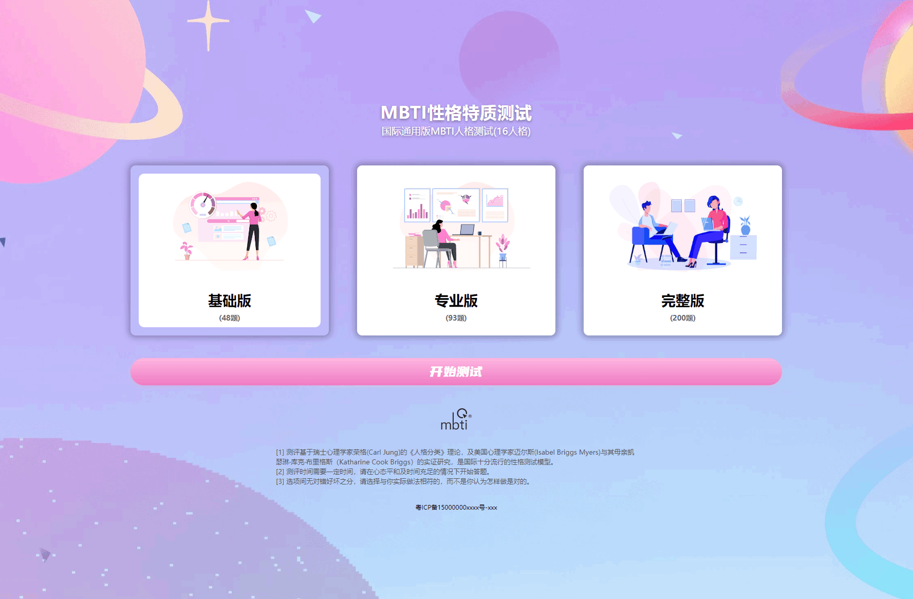 MBTI十六型人格职业性格测试源码插图2 MBTI十六型人格职业性格测试源码插图2